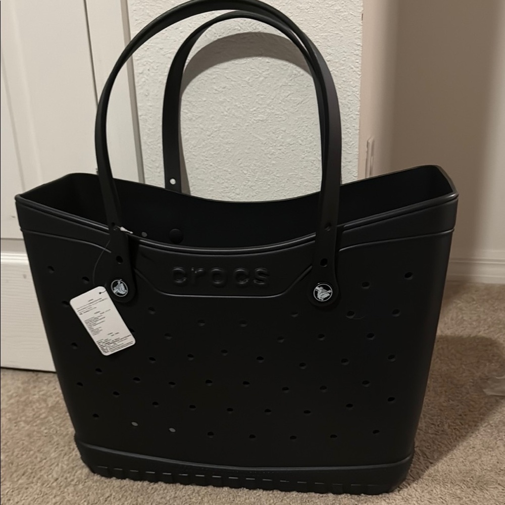 CROCS Classic Black Tote Bag